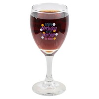 Bulk Happy Birthday Printed Wine Glasses 10 5 Oz Dollar Tree