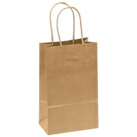 Download Bulk Small Natural Kraft Paper Gift Bags 3 Ct Packs Dollar Tree