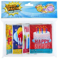 Wack A Pack Self Inflating Birthday Balloons 4 Ct Packs