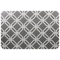 Bulk Gray Lattice Pattern Vinyl Placemats Dollar Tree