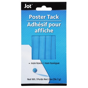 Blu Tack Adhesive Message Signs Posters Sticky Blue Putty Tak