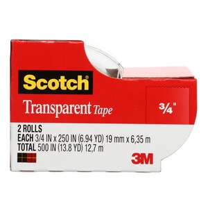 Scotch Tape - Transparent -2Pieces : Non-Brand