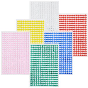 Crafter's Square Jewel Stickers PINK 1 Sheet 216 Count NIP