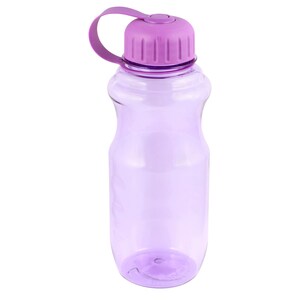 Bulk Translucent Plastic Water Bottles with Screw-On Lids, 20 oz ...