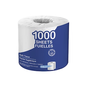 Bulk The Home Store 1 Ply Bath Tissue 1000 Sheet Rolls Dollar Tree