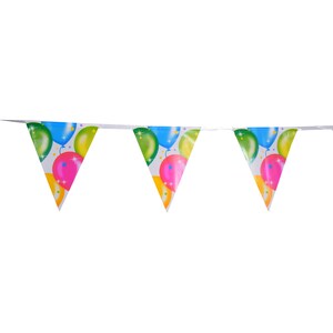 View Birthday Balloon Flag Banners, 12