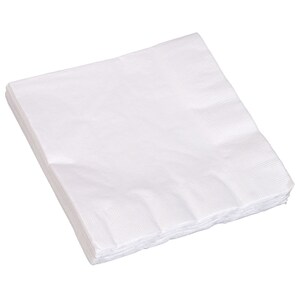 View White Paper Lunch Napkins, 20-ct.