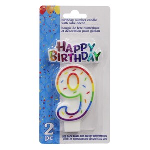 1 birthday cake candle