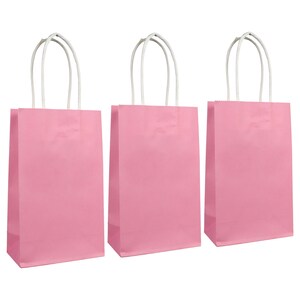 Victorias Secret Pink Floral Logo Small Paper Shopping Gift Displa Craft Bag  NEW