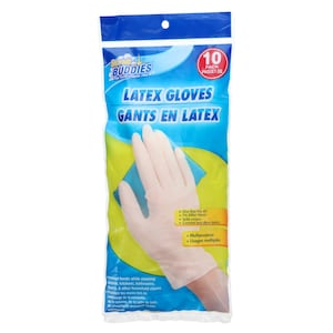 Scrub Buddies Long-Cuff Medium Pink Reusable Latex Gloves – My Store