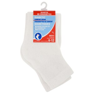 View Men's Diabetic Comfort Quarter Socks