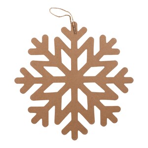 View Christmas House DIY Snowflake Decor,