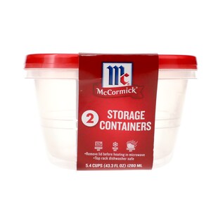 McCormick Rectangular 12 Cups Storage Containers (Pack of 24)