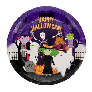 Happy Halloween Paper Plates, 18 ct. | Dollar Tree