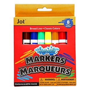The Teachers' Lounge®  Washable Royal Shimmer Dot Markers, 5 Colors