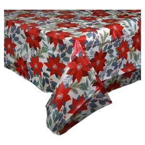 View Christmas House Flannel-Backed Vinyl Tablecovers