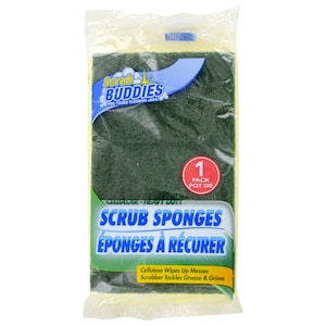 Scrub Buddies Assorted Scrub Sponges, 4.5x2.625 in.