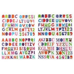 New ! Crafter's Square Stickers Alphabet or Letters