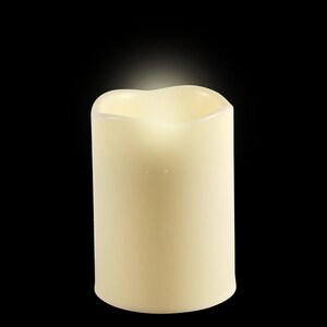 3x4 Ivory Pillar Candle + Reviews