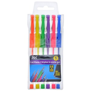 8 Neon Fashion Gel Pens (One 8-pack Neon Gel Pens)