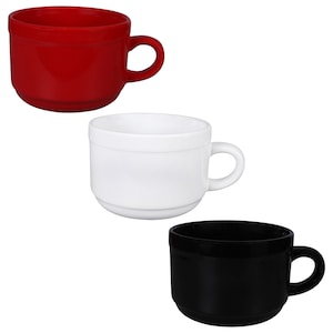 Dash of That Ceramic Soup Mug with Lid - White, 18 oz - Fry's Food Stores