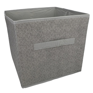 11 Fabric Cube Storage Bin Black - Room Essentials™