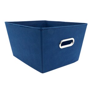 Large Storage Tote with Lid, 11x6x7.5-in.