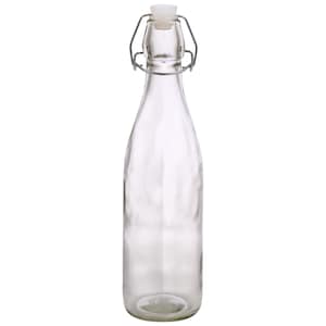 18 oz. Clear Glass Water Bottle
