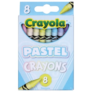 Crayons multicolores 8 en 1 pour enfant, crayon de couleur pastel