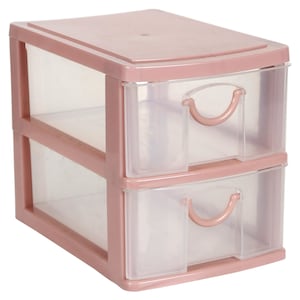 View 2-Tiered Mini Organizers with Drawers,