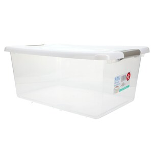 Discount School Supply Large Storage Bin with Clip-Handle Lid