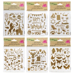 Crafter's Square Puffy Jewelry Stickers