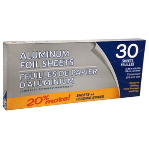 Alu-Freshh Interfold 500 Pre Cut Aluminum Foil Sheet 30.5 cm x 27 cm, Pop  up Kitchen Foil, Pull and Wrap Food Embossed Aluminum Sheet for Roasting