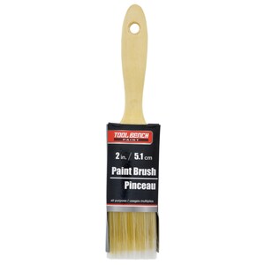 Tool Bench Paint Brushes with Wooden Handles, 3 in.