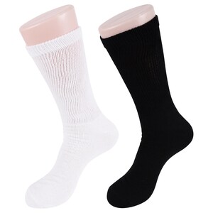 Plus Size Socks Man 48,49,50,51,52,53 Business Crew Socks 5 Pairs Classic  Solid Comfortable Men Socks Diabetic Socks - AliExpress