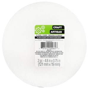 Foam Circles for Crafts Polystyrene Round Foam Disc, 1 Pack - White - Bed  Bath & Beyond - 37253658