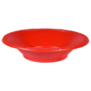 24 Large Colorful Plastic Bowls, 12-In. at Dollar Tree