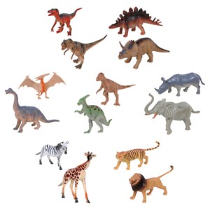 Assorted Wild Animal Figurines, 6x3.5 in.