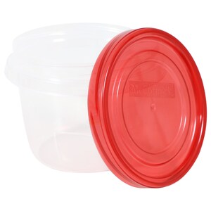 Meijer Large Round Bowls with Lids, 2 ct