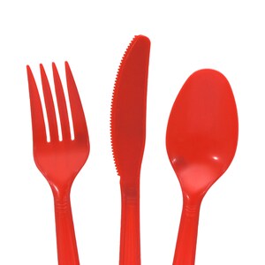 3 piece plastic utensil set – Tasteful Tableware