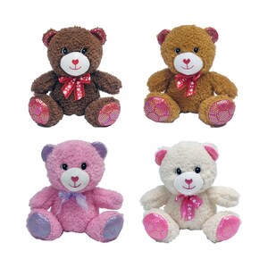 Fuzzy Friends Valentines Chocolate Scented Bears, 7 in.