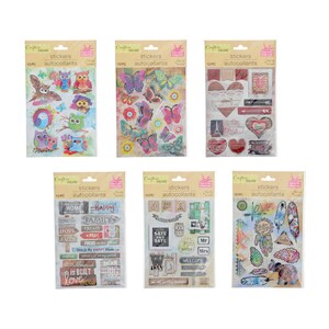 NEW Crafter's Square 22 Pop-up Stickers Scrapbooking Paper Craft