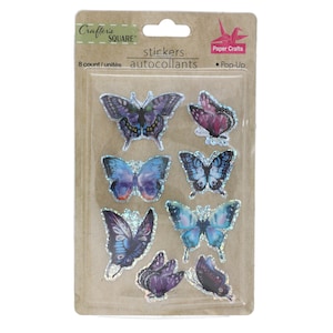 View Crafter's Square Handmade Butterfly Stickers