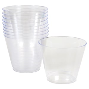 48 Translucent Plastic Cups, 16 oz at Dollar Tree