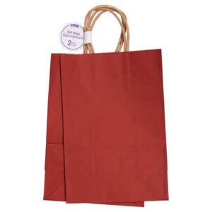 Medium Red Kraft Bags 10ct