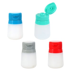 Guffman Small Travel Food Dressing Storage Silicone Bottle Containers, 3 Set