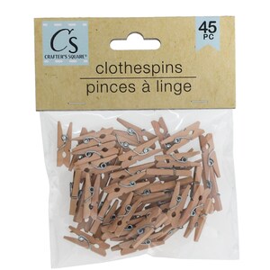 Honey-Can-Do Traditional Wood Clothespins 96-Pack DRY-01389 - The Home Depot