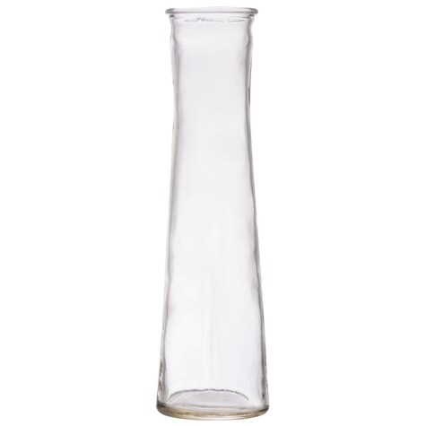 View Clear Glass Tapered Bud Vases,