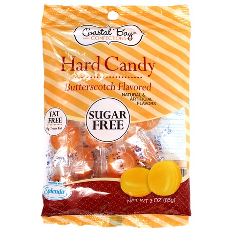 Bulk Coastal Bay Sugar Free Butterscotch-Flavored Hard Candy, 3 oz ...