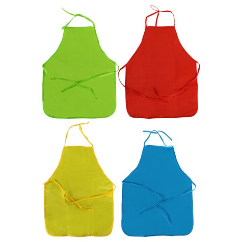 View Crafter's Square Colorful Polyester Aprons